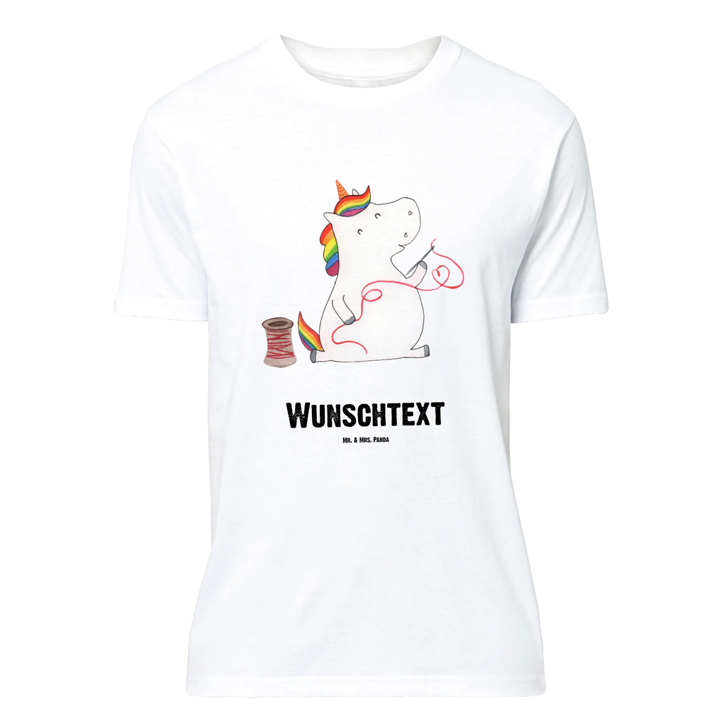 Personalisiertes T-Shirt Einhorn Näherin T-Shirt Personalisiert, Frauen, T-Shirt mit Namen, Männer, Bedrucken, T-Shirt mit Aufruck, Wunschtext, Einhorn, Einhörner, Einhorn Deko, Unicorn, Mädchen, basteln, Häkeln, Nähzimmer, Freundin, nähen, Näherin, Stricken
