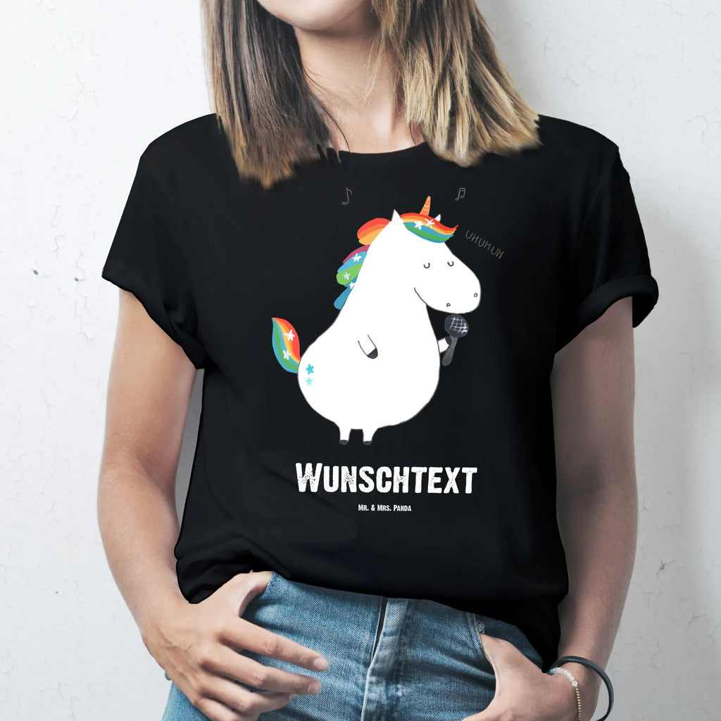 Rozmiar L Personalizowana koszulka jednorożec Śpiewak T-Shirt mit Aufruck, T-Shirt Personalisiert, Damen, T-Shirt mit Namen, Herren, Einhorn Deko, Einhörner, Unicorn, Einhorn, Freundin, Konfetti, Party, Sänger, Feier, Disco, Fest, Glitzer, Sängerin, Geburtstag