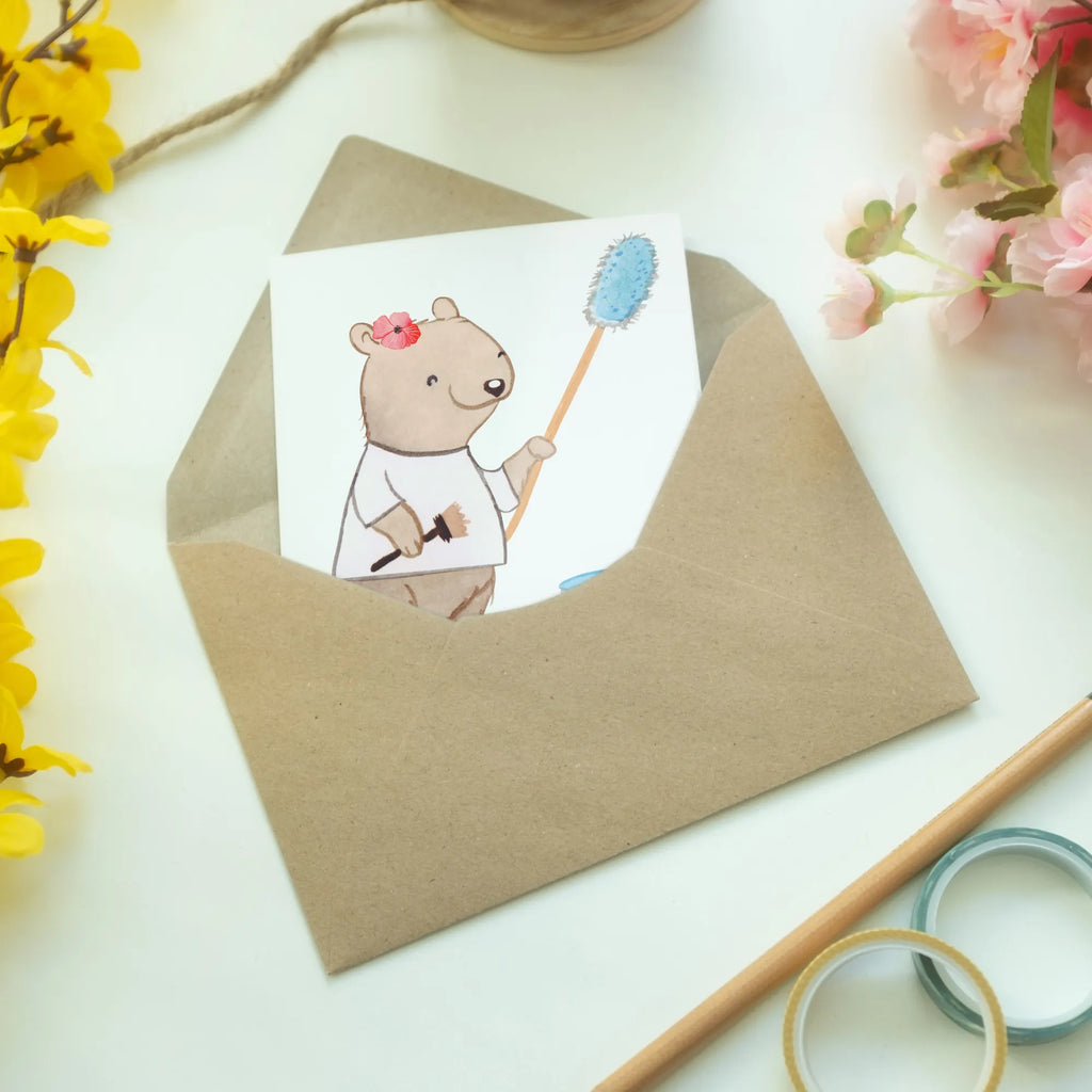 Spersonalizowana kartka z życzeniami malarzyni serce Zawód, Wykształcenie, Jubileusz, Pożegnanie, Emerytura, Kolega, Koleżanka, Prezent, Dawać, Pracownik, Współpracownik, Firma, Dziękuję, Dziękuję bardzo