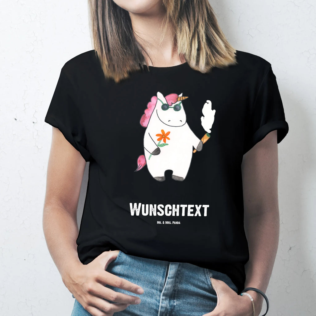 Rozmiar L Personalizowana koszulka Jednorożec Woodstock T-Shirt Personalisiert, T-Shirt mit Namen, T-Shirt mit Aufruck, Bedrucken, Wunschtext, Einhorn Deko, Unicorn, Einhorn, Einhörner, Kiffen, Witzig, Party, Spaß. Lustig, Joint, Woodstock, Zigarette, Alkohol