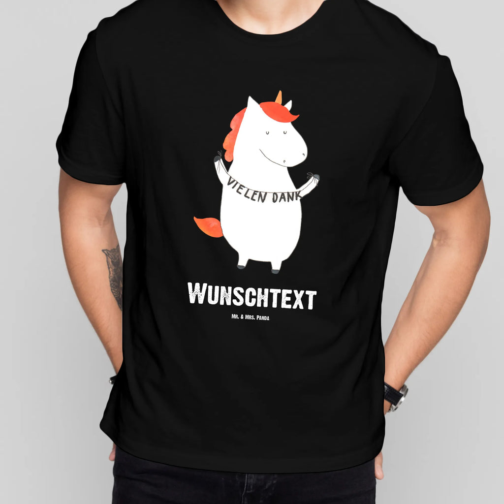 Rozmiar L Personalizowana koszulka Jednorożec Dziękuję Wunschtext, T-Shirt Personalisiert, T-Shirt mit Namen, T-Shirt mit Aufruck, Bedrucken, Einhorn Deko, Unicorn, Einhorn, Einhörner, Vielen Dank, Dankeschön, Danksagung, Danke