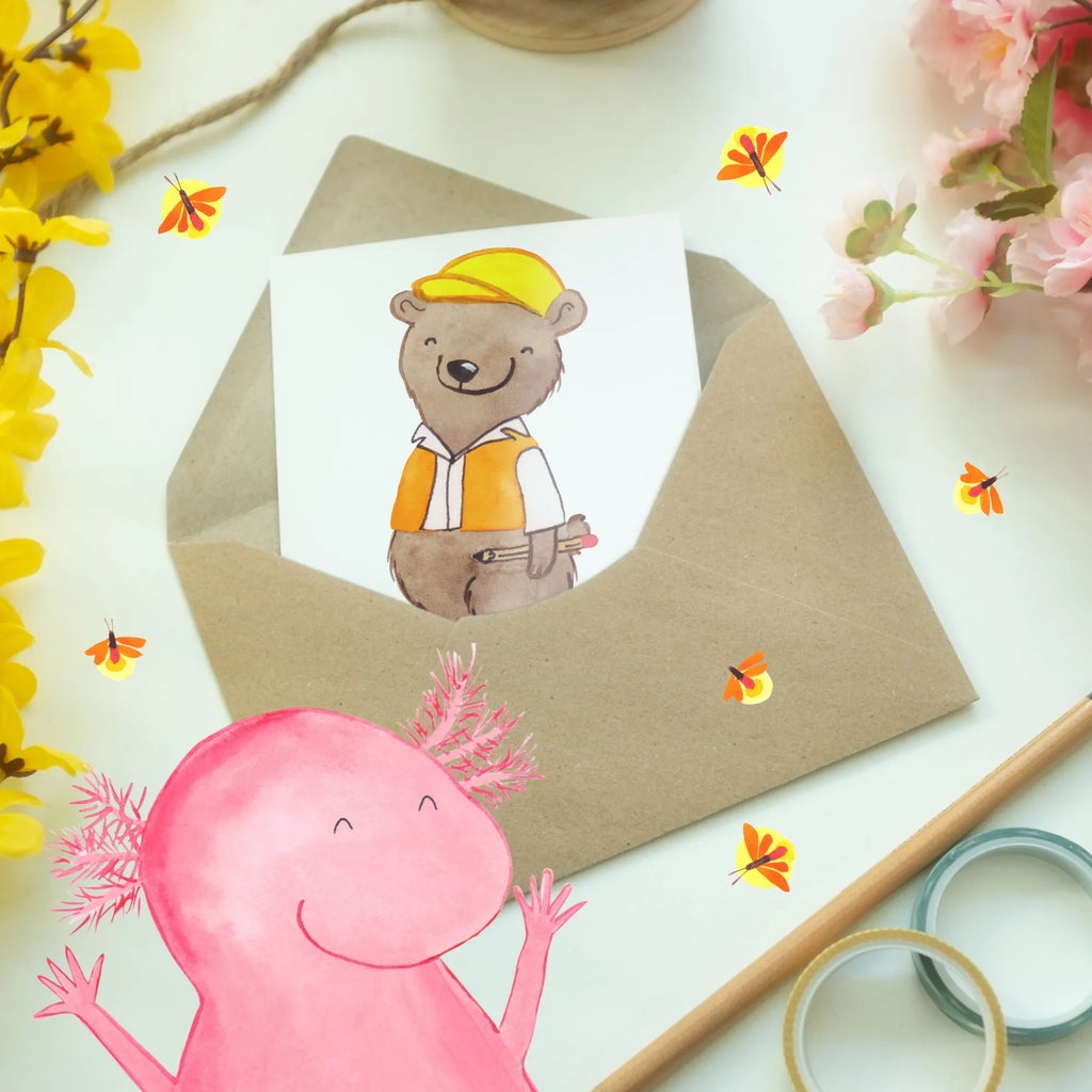 Spersonalizowana kartka z życzeniami Inżynier budowlany serce Zawód, Wykształcenie, Jubileusz, Pożegnanie, Emerytura, Kolega, Koleżanka, Prezent, Dawać, Pracownik, Współpracownik, Firma, Dziękuję, Dziękuję bardzo