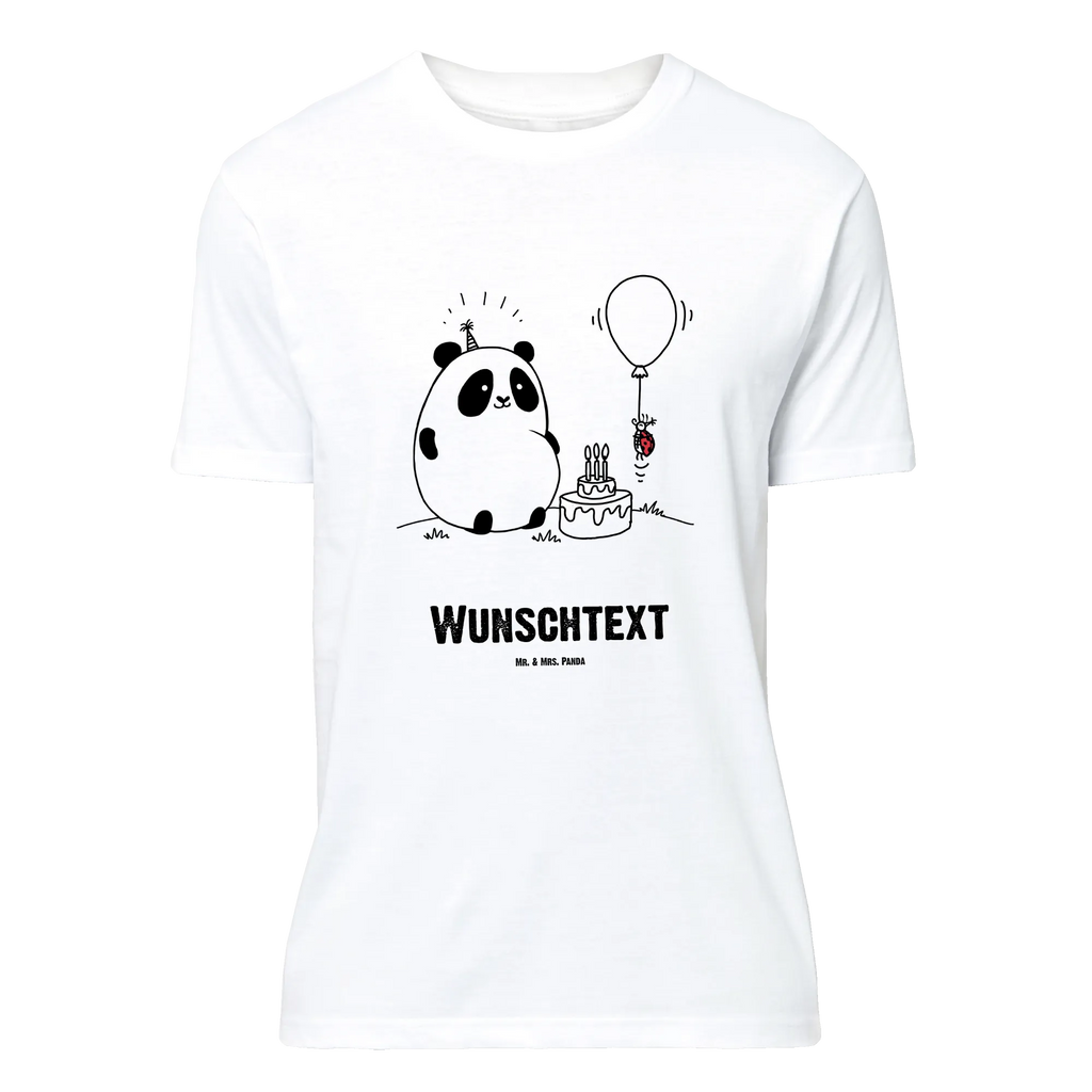 Rozmiar L Personalizowana koszulka Panda urodziny T-Shirt Personalisiert, Frauen, T-Shirt mit Aufruck, T-Shirt mit Namen, Männer