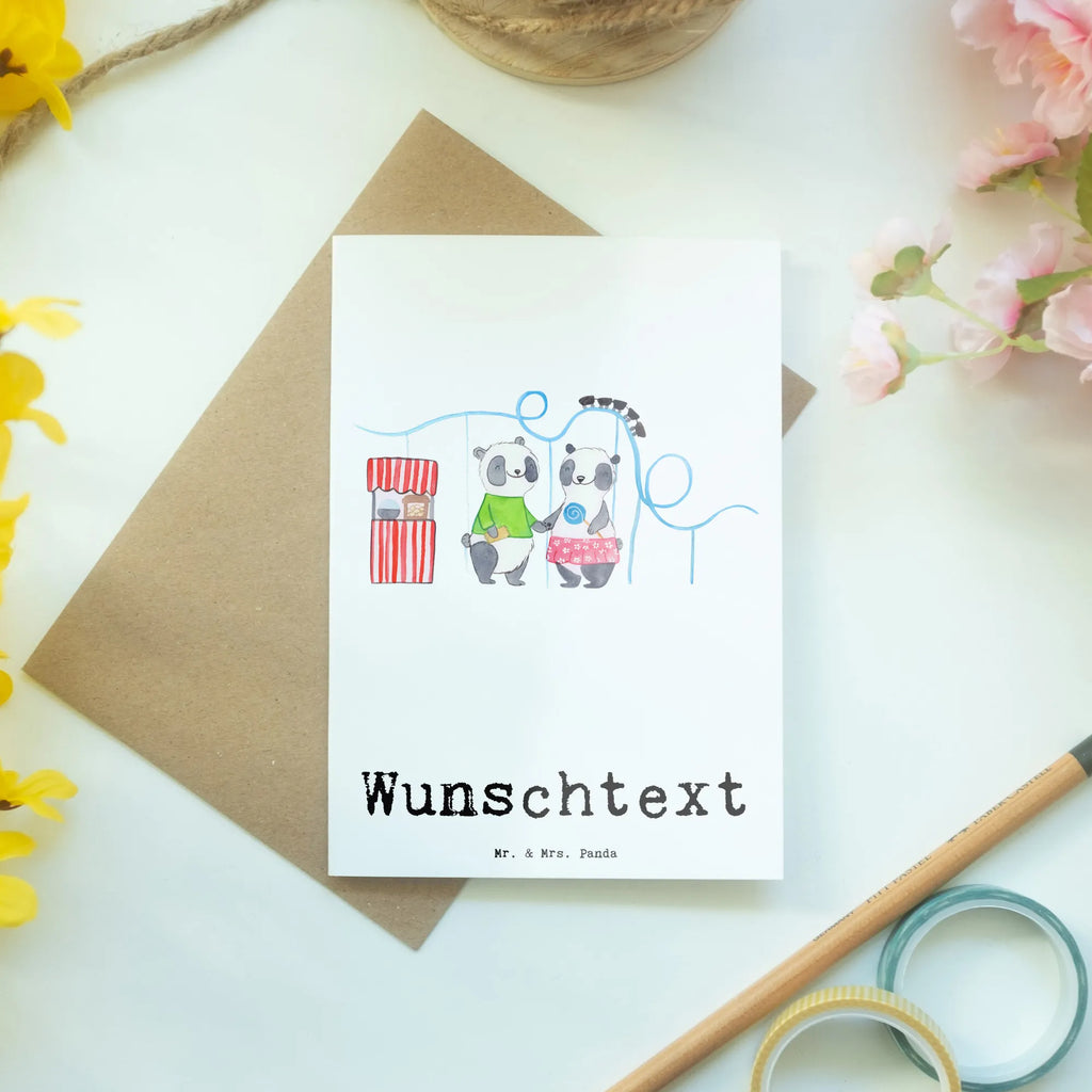 Personalisierte Grußkarte Pandas Freizeitpark besuchen Grußkarte mit persönlichen Nachrichten, Grußkarte als Geldgeschenk, Personalisierte Karte, Grußkarten personalisiert, Personalisierte Einladungskarte, Personalisierte Geburtstagskarte, Grußkarte mit Namen, Grußkarte selber drucken, Personalisierte Grußkarte, Grußkarte selbst gestalten, Personalisiertere Klappkarte, Personalisierte Hochzeitskarte, Personalisierte Glückwunschkarte, Geschenk, Sport, Sportart, Hobby, Schenken, Danke, Dankeschön, Auszeichnung, Gewinn, Sportler, Achterbahn fahren, Freizeitpark besuchen