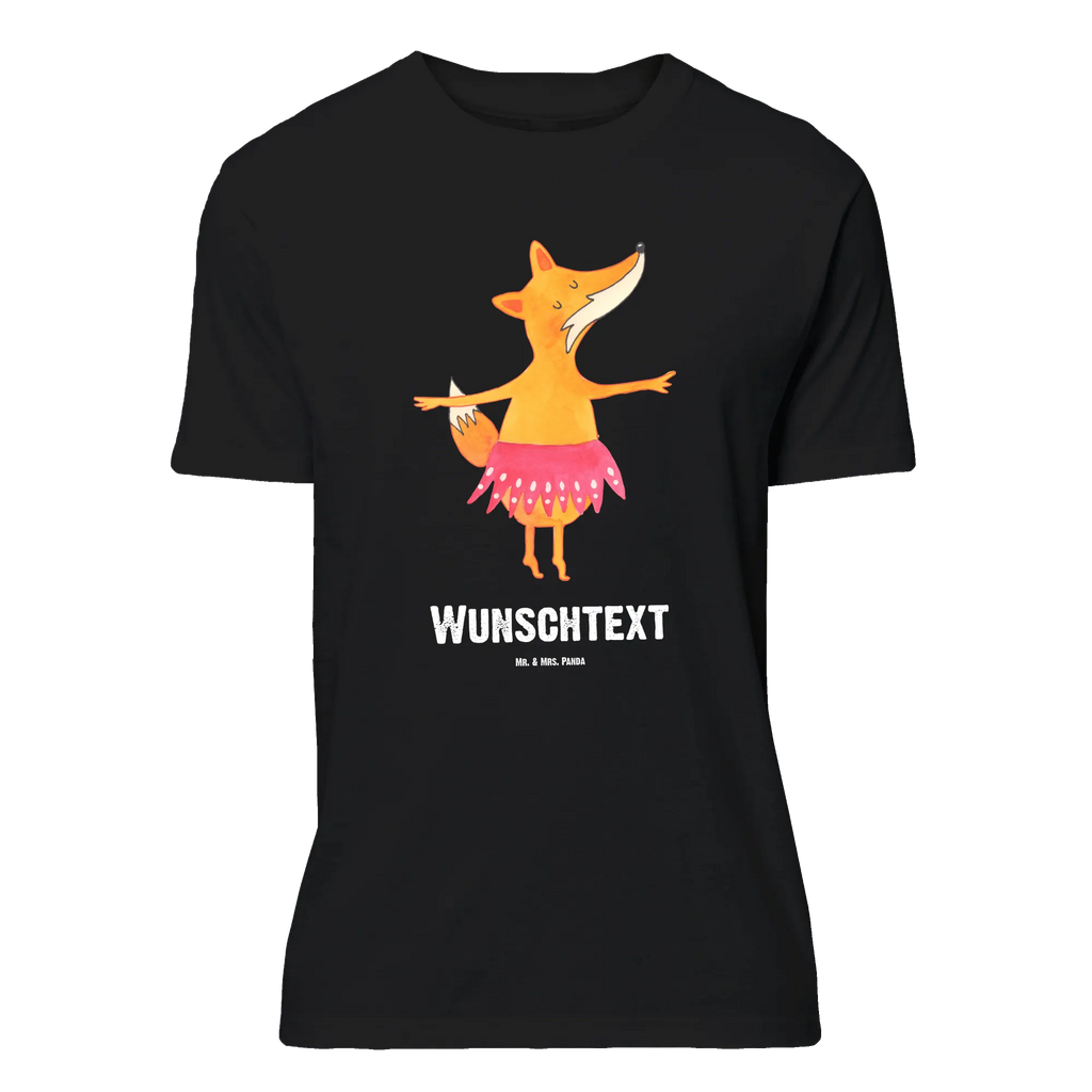 Personalisiertes T-Shirt Fuchs Ballerina T-Shirt mit Namen, Bedrucken, T-Shirt mit Aufruck, T-Shirt Personalisiert, Wunschtext, Fuchs, Ballett, Geburtstag, Tanzen, Party, Tänzerin, Einladung, Füchse, Ballerina, Füchsin, Fuchs Spruch