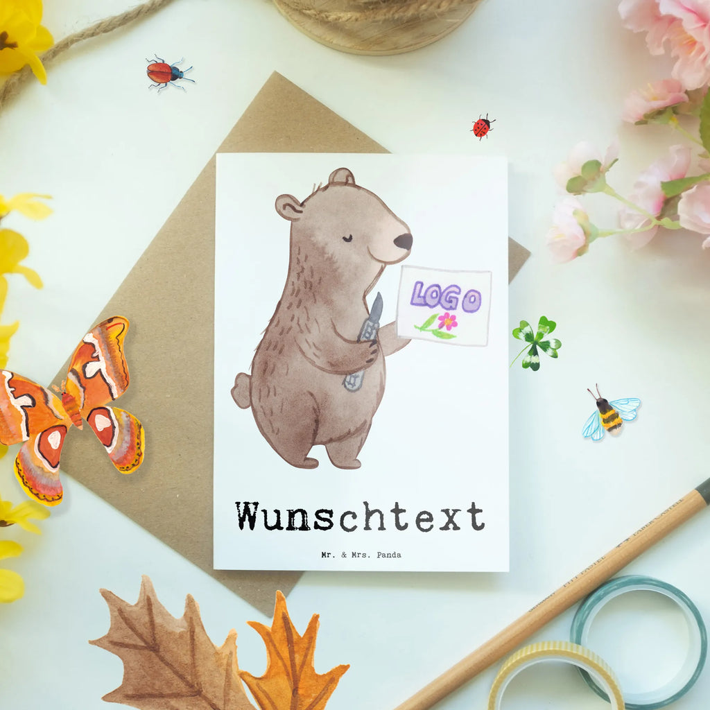 Personalised greetings card Marketing Communications Specialist Heart gift, gift idea, best, farewell gift, passing exam, anniversary, retirement, promotion, job start, sayings, funny, profession