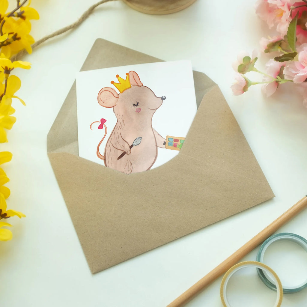 Personalised greetings card Make Up Artist heart gift, gift idea, best, farewell gift, passing exam, anniversary, retirement, promotion, job start, sayings, funny, profession