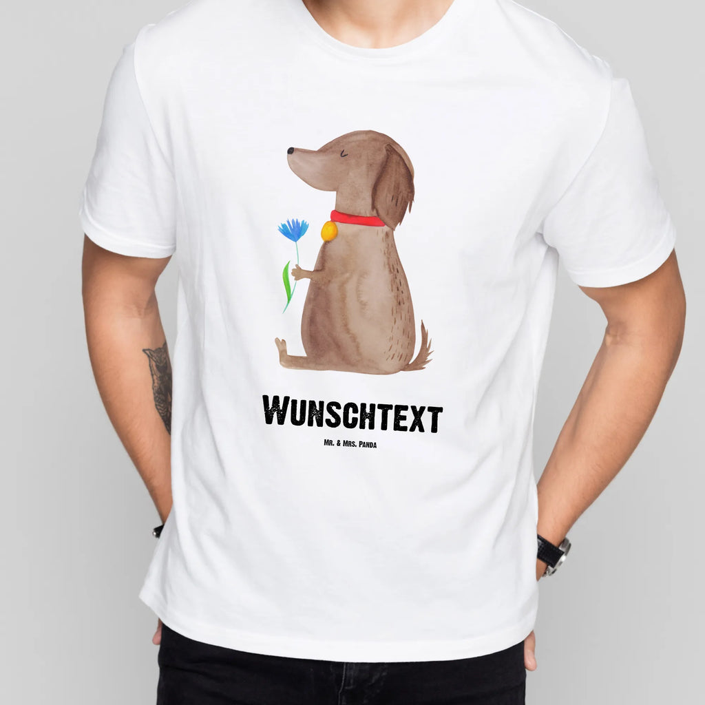 Personalised T-Shirt Dog flower Bedrucken, T-Shirt mit Aufruck, T-Shirt Personalisiert, T-Shirt mit Namen, Wunschtext, Hundemotiv, Hund, Haustier, Tierliebhaber, Sprüche, Hunderasse, Hundebesitzer, Hundeliebe, Frauchen, Hunde