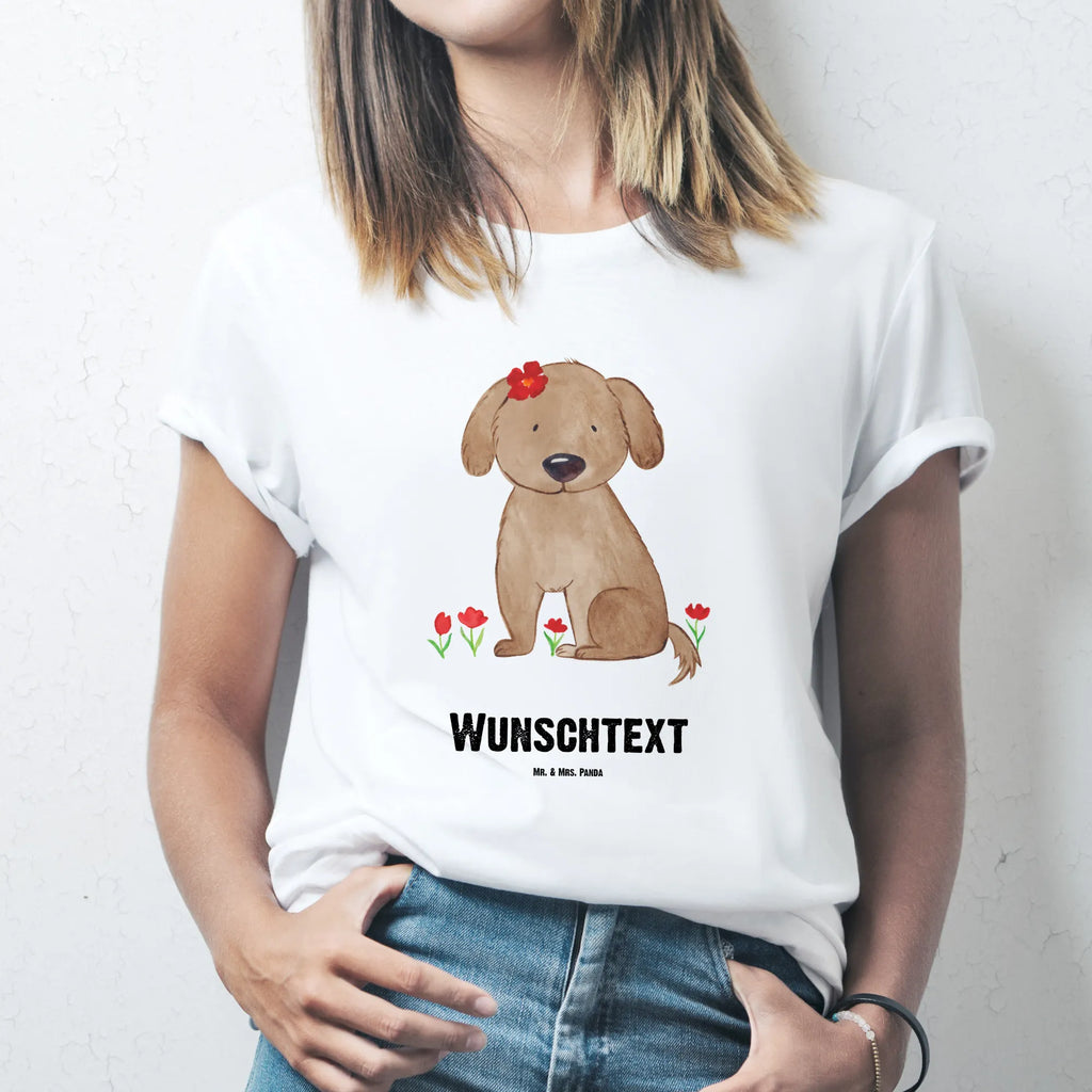 Personalised T-Shirt Dog lady T-Shirt Personalisiert, T-Shirt mit Namen, T-Shirt mit Aufruck, Wunschtext, Bedrucken, Hund, Hundebesitzer, Haustier, Hunderasse, Hundemotiv, Tierliebhaber, Sprüche, Hunde, Hundeglück, Frauchen, Hundeliebe, Liebe