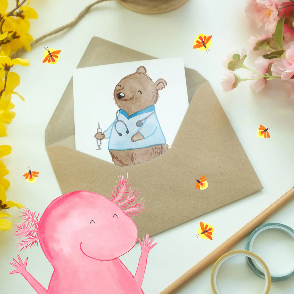 Personalised greetings card anesthesiologist Heart gift, gift idea, best, farewell gift, passing exam, anniversary, retirement, promotion, job start, sayings, funny, profession