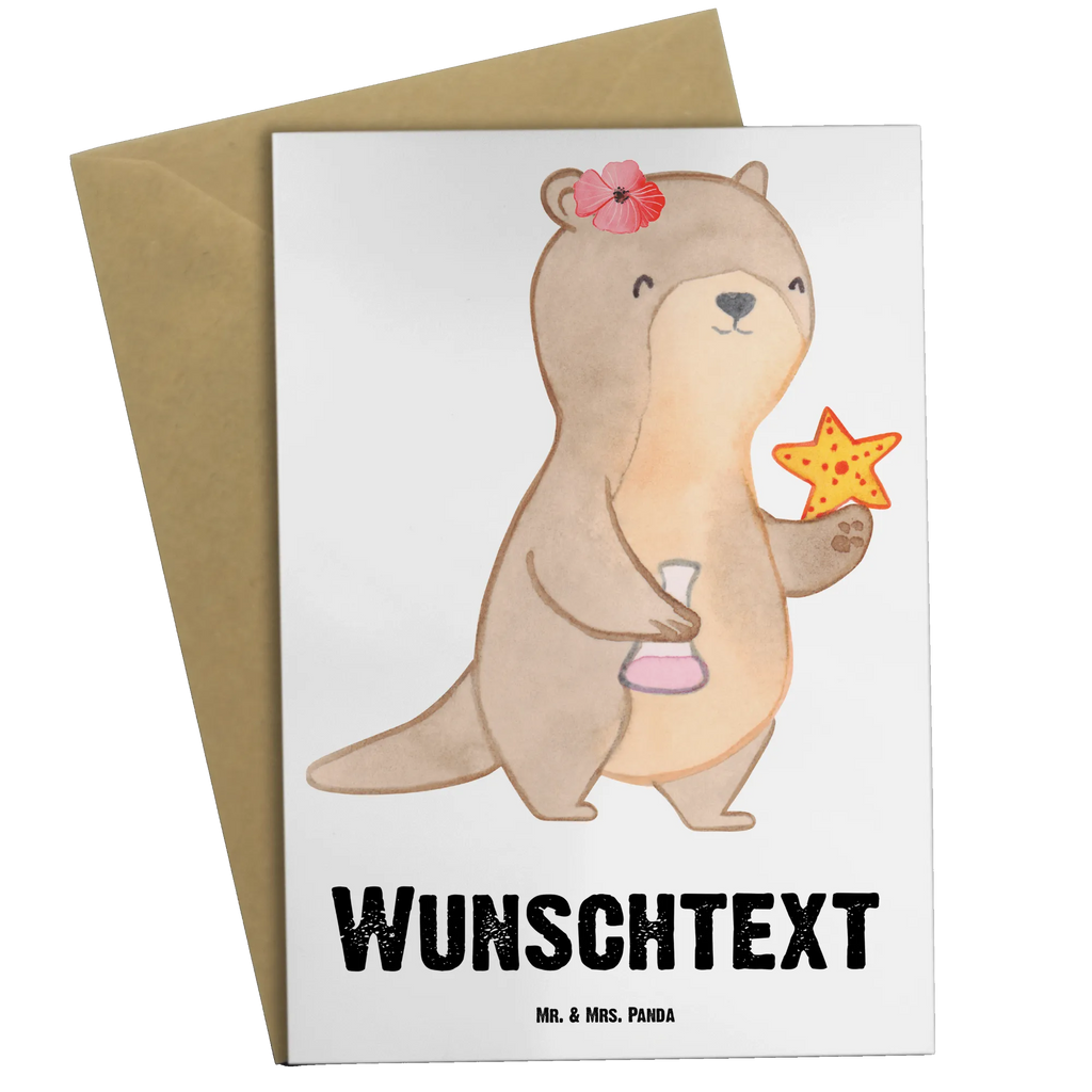 Personalised greetings card Marine Biologist Heart gift, gift idea, best, farewell gift, passing exam, anniversary, retirement, promotion, job start, sayings, funny, profession