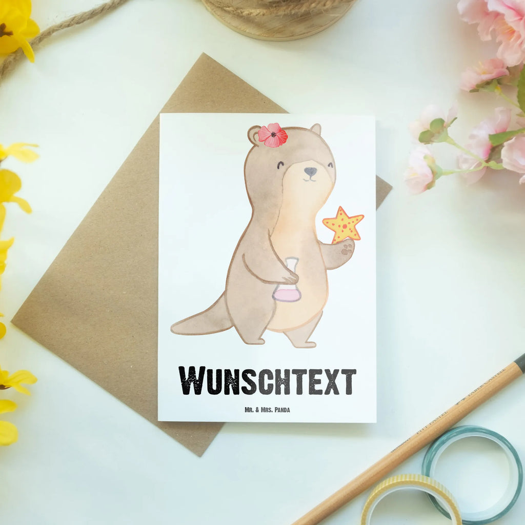 Personalised greetings card Marine Biologist Heart gift, gift idea, best, farewell gift, passing exam, anniversary, retirement, promotion, job start, sayings, funny, profession