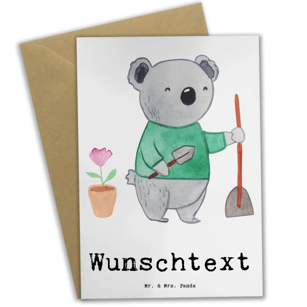 Personalised greetings card Garden and Landscape Gardener Heart gift, gift idea, best, farewell gift, passing exam, anniversary, retirement, promotion, job start, sayings, funny, profession