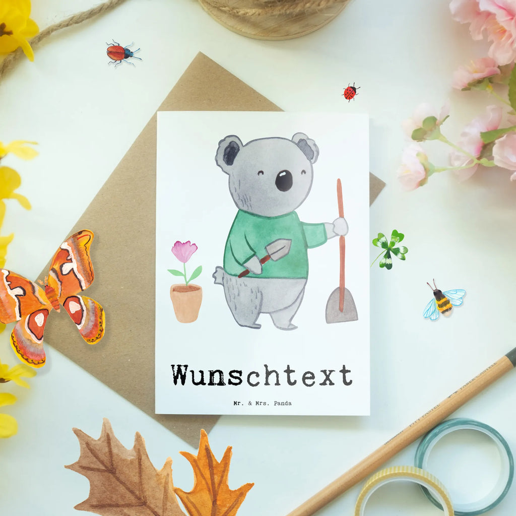 Personalised greetings card Garden and Landscape Gardener Heart gift, gift idea, best, farewell gift, passing exam, anniversary, retirement, promotion, job start, sayings, funny, profession