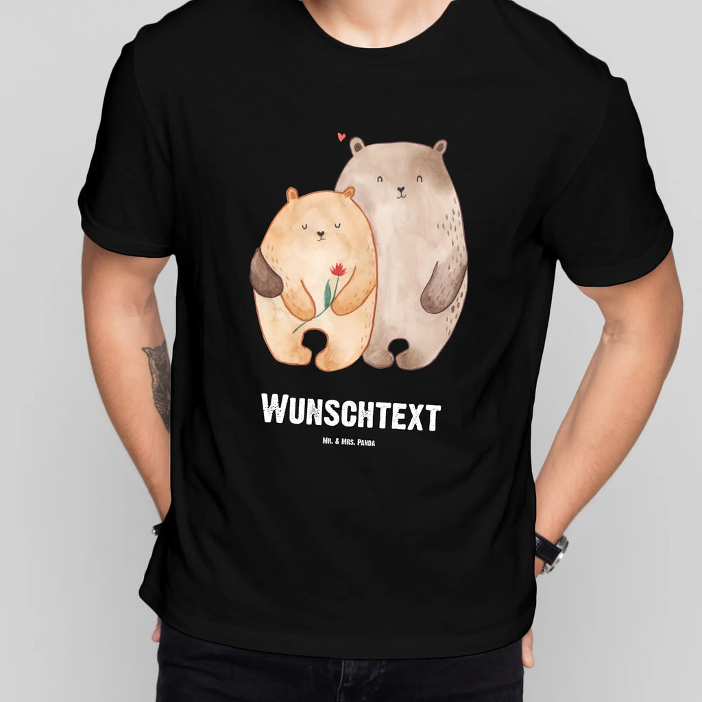 Personalised T-Shirt Bears in love Wunschtext, T-Shirt mit Aufruck, T-Shirt mit Namen, T-Shirt Personalisiert, Bedrucken, Freund, Jahrestag, Verlobung, Partner, Ehemann, Ehefrau, Freundin, Liebesgeschenk, Liebe, Heiraten, Heiratsantrag, Hocheitstag, Verheiratet, Bärchen, Bär, Hochzeitstag, Liebesbeweis, Geschenk Freundin, Verlobt, Bären, Geschenk Hochzeit, Geschenk Freund, Verliebt