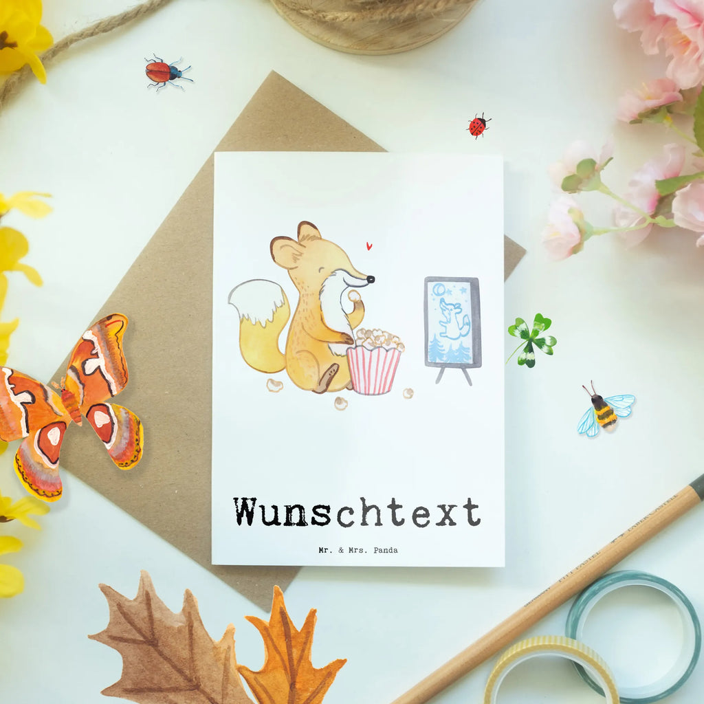 Personalisierte Grußkarte Fuchs Filme gucken Personalisierte Karte, Grußkarten personalisiert, Personalisierte Glückwunschkarte, Personalisierte Einladungskarte, Grußkarte selbst gestalten, Personalisierte Geburtstagskarte, Grußkarte als Geldgeschenk, Grußkarte selber drucken, Grußkarte mit persönlichen Nachrichten, Grußkarte mit Namen, Personalisierte Hochzeitskarte, Personalisierte Grußkarte, Personalisiertere Klappkarte, Geschenk, Sport, Sportart, Hobby, Schenken, Danke, Dankeschön, Auszeichnung, Gewinn, Sportler, Kino, Fernsehen, TV, Filme gucken, Filmabend