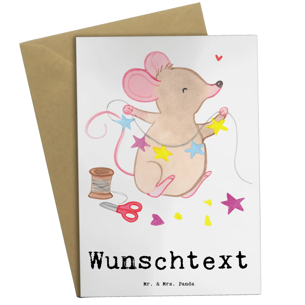 Personalised greetings card Mouse Craft Gift, sport, hobby, giving, thank you, award, profit, athlete, creative crafts, DIY, Crafts