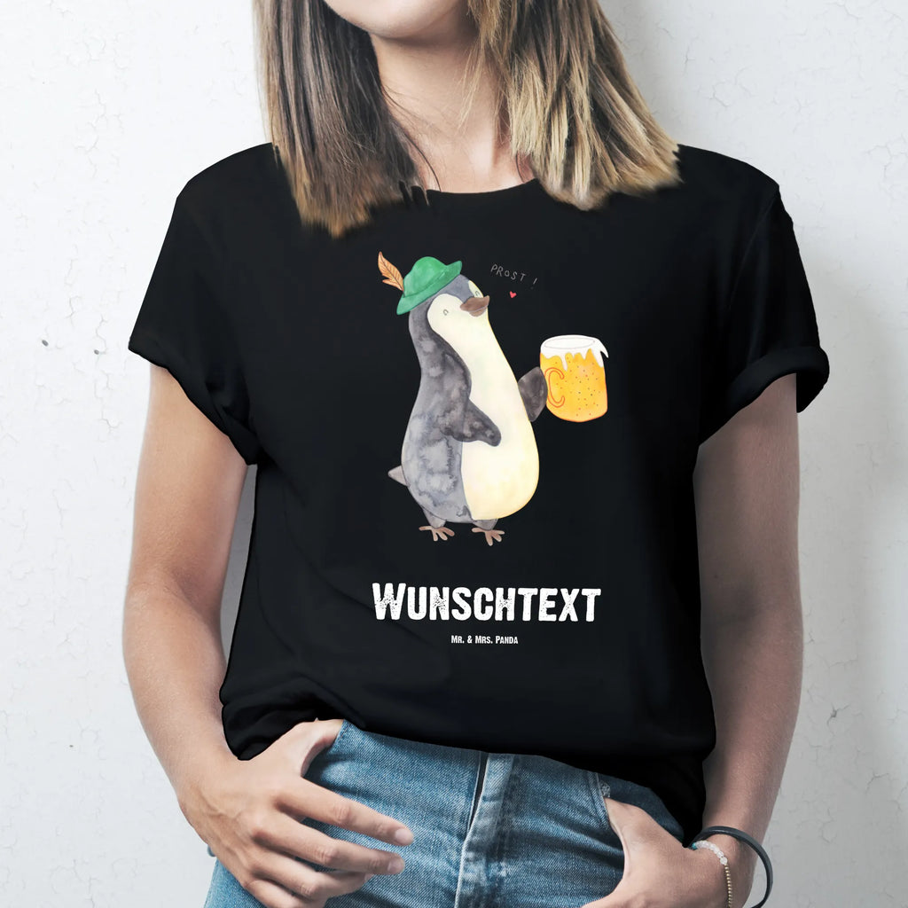 Rozmiar L Personalizowana koszulka pingwin piwo Bedrucken, T-Shirt mit Aufruck, T-Shirt mit Namen, T-Shirt Personalisiert, Wunschtext, Pinguin, Bier, Pinguine, Oktoberfest