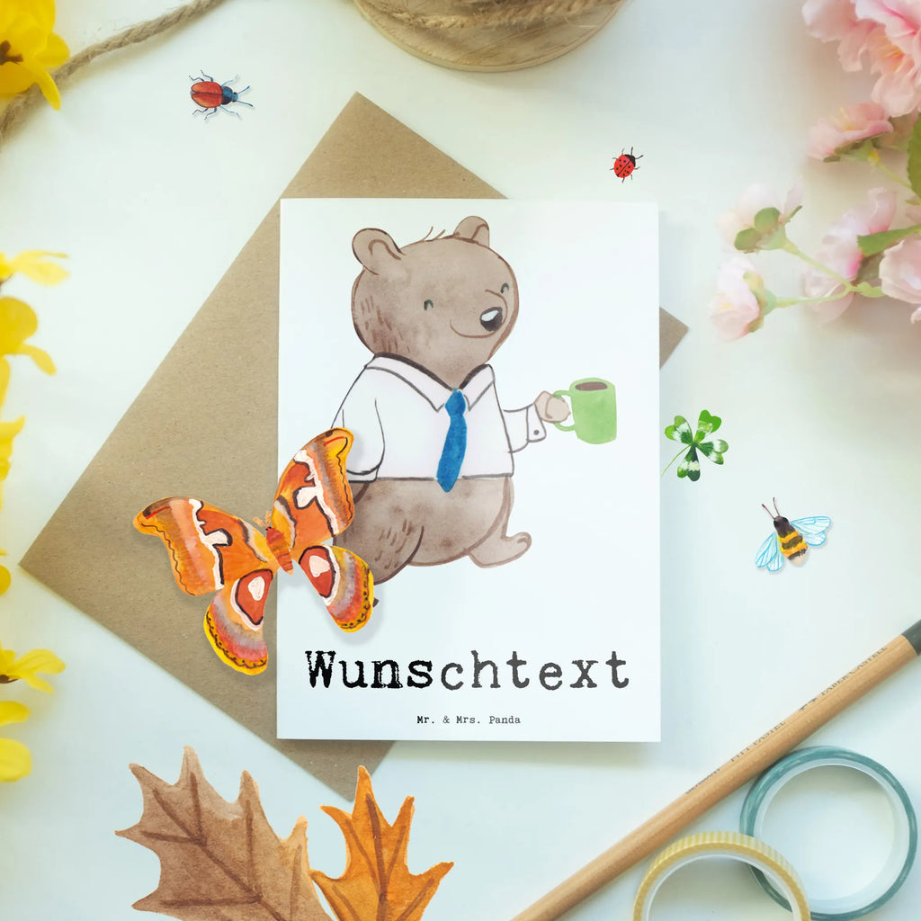 Personalised greetings card Instructor Heart gift, gift idea, best, farewell gift, passing exam, anniversary, retirement, promotion, job start, sayings, funny, profession