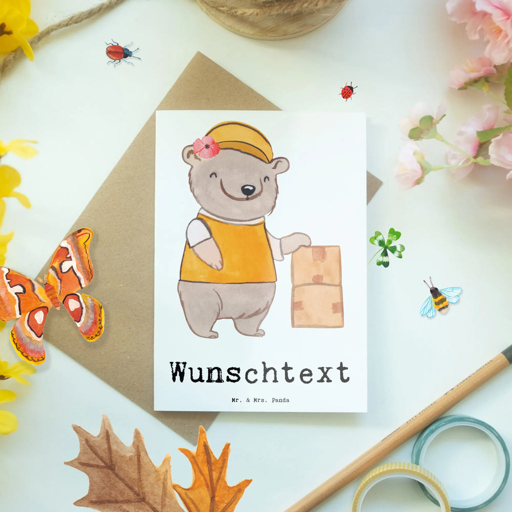 Spersonalizowana kartka z życzeniami magazynierka serce Zawód, Wykształcenie, Jubileusz, Pożegnanie, Emerytura, Kolega, Koleżanka, Prezent, Dawać, Pracownik, Współpracownik, Firma, Dziękuję, Dziękuję bardzo