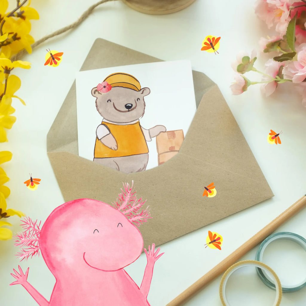 Spersonalizowana kartka z życzeniami magazynierka serce Zawód, Wykształcenie, Jubileusz, Pożegnanie, Emerytura, Kolega, Koleżanka, Prezent, Dawać, Pracownik, Współpracownik, Firma, Dziękuję, Dziękuję bardzo