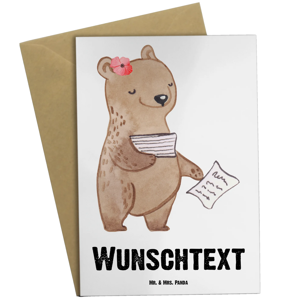 Personalised greetings card Tax advisor Heart gift, gift idea, best, farewell gift, passing exam, anniversary, retirement, promotion, job start, sayings, funny, profession