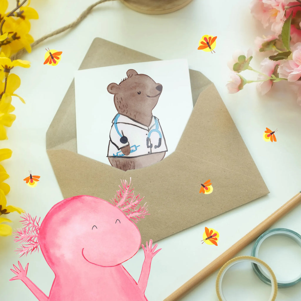 Personalised greetings card Doctor heart gift, gift idea, best, farewell gift, passing exam, anniversary, retirement, promotion, job start, sayings, funny, profession