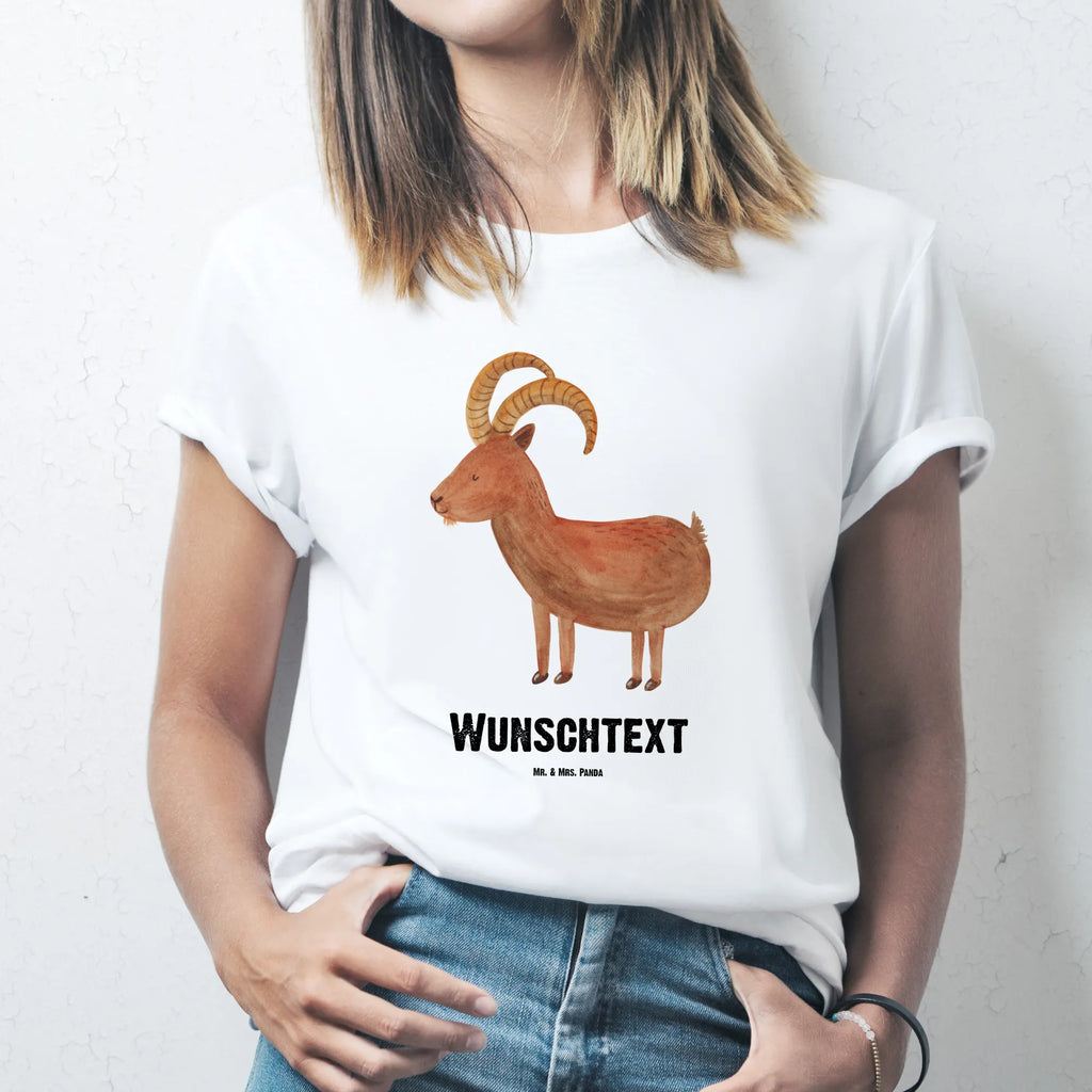 Personalisiertes T-Shirt Sternzeichen Steinbock Wunschtext, T-Shirt Personalisiert, T-Shirt mit Aufruck, Frauen, T-Shirt mit Namen, Männer, Bedrucken, Tierkreiszeichen, Sternzeichen, Horoskop, Astrologie, Aszendent, Geschenk Dezember, Steinböcke, Geburtstag Dezember, Steinbock Geschenk, Bock, Geburtstag Januar, Steinbock Sternzeichen, Geschenk Januar, Ziege