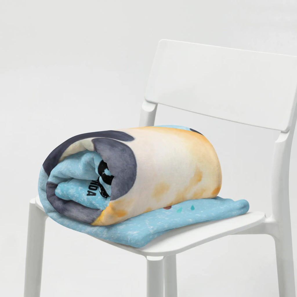 Personalizowany koc pingwin Śmiech Pinguin