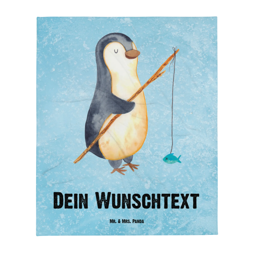 Personalisierte Decke Pinguin Angler Kuscheldecke mit Namen, Kuscheldecke bedrucken, Decke bedrucken, Personalisierte Decke, Decke mit Namen, Pinguin, Geschenk, Wochenende, Pinguine, Urlaub, Plan, Angler, Tagesplan, Planer, Freundinnen, Motivation, Geschenkidee, Neustart, Tagträume, Angeln, Hobby
