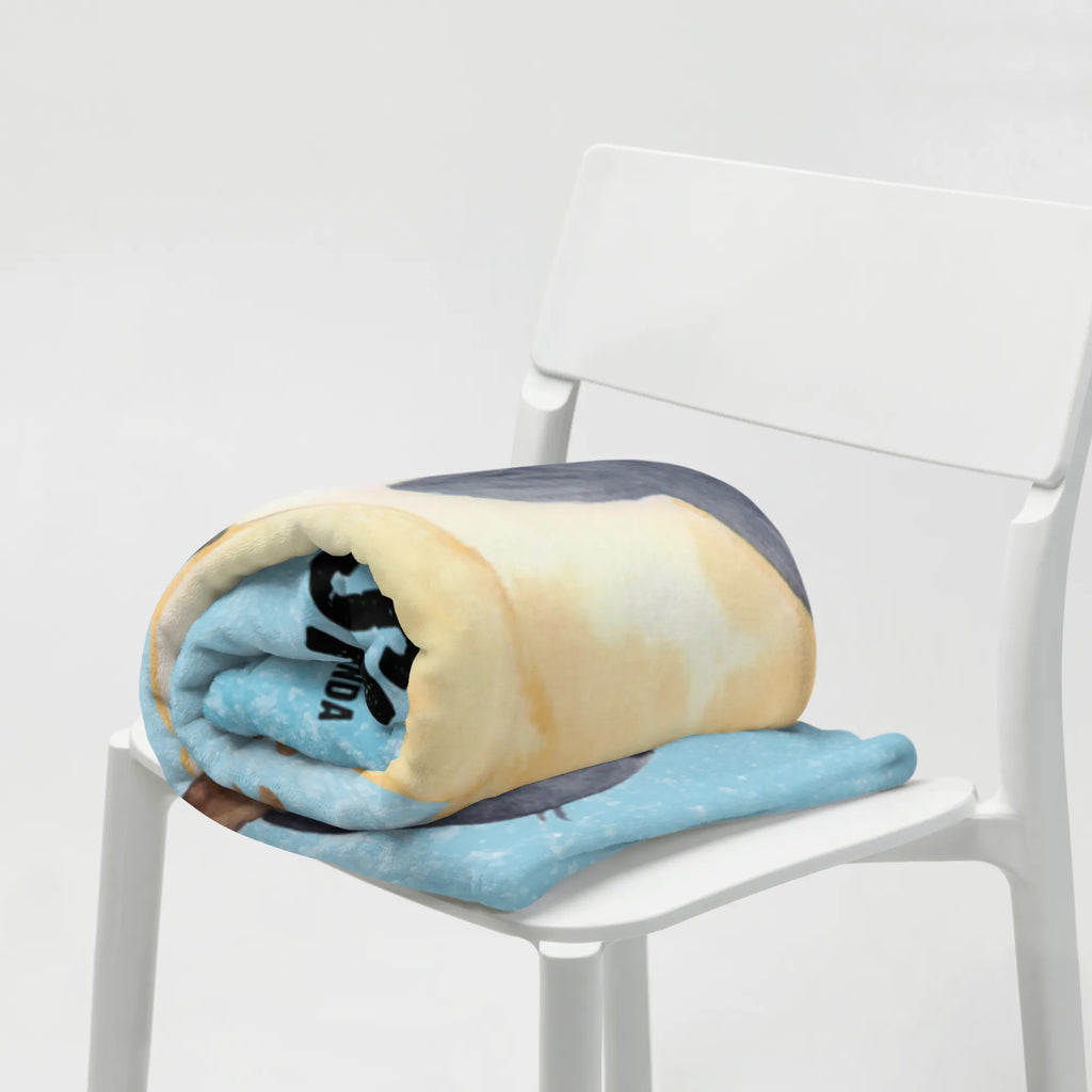 Personalizowany koc Pingwin przytulać Pinguin