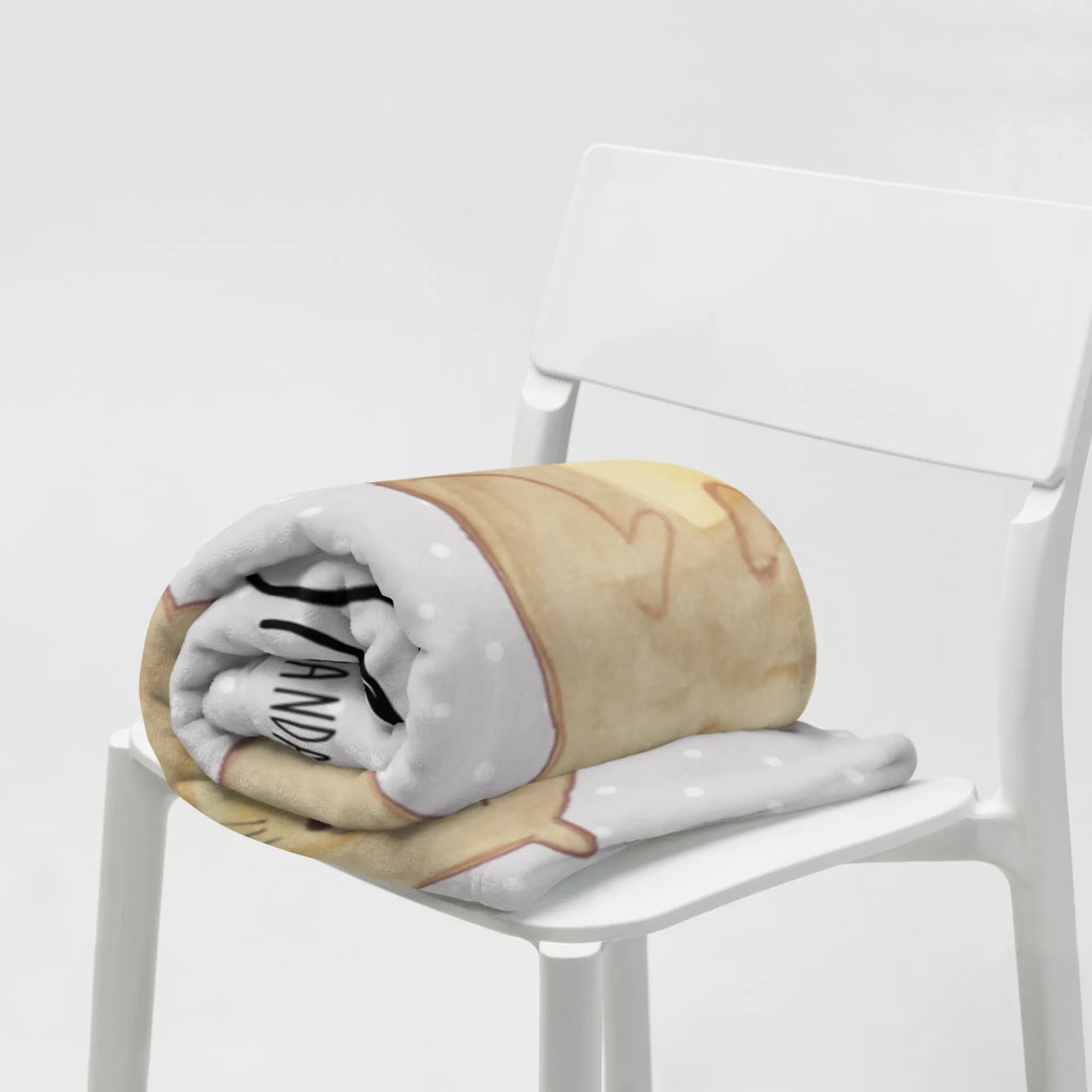 Personalizowany koc wydra trzymać się za ręce Kuna, wydra, morska wydra