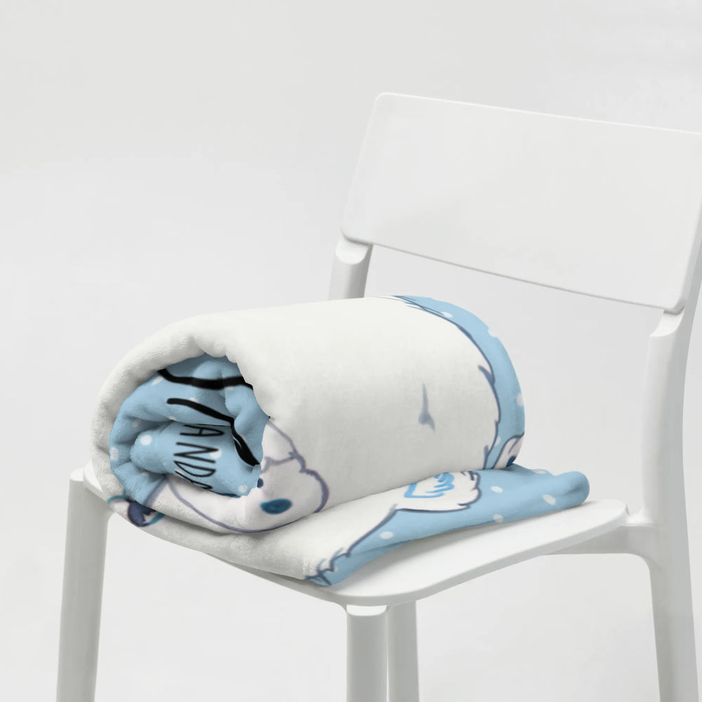 Personalisierte Decke Eisbär Faul Personalisierte Decke, Kuscheldecke mit Namen, Decke mit Namen, Decke bedrucken, Kuscheldecke bedrucken, Bär, Teddy, Teddybär, Eisbär, Faul, Relaxen, Arbeit, Arbeitsplatz, Nordpol, Entspannen, Büro, Bürojob, Homeoffice