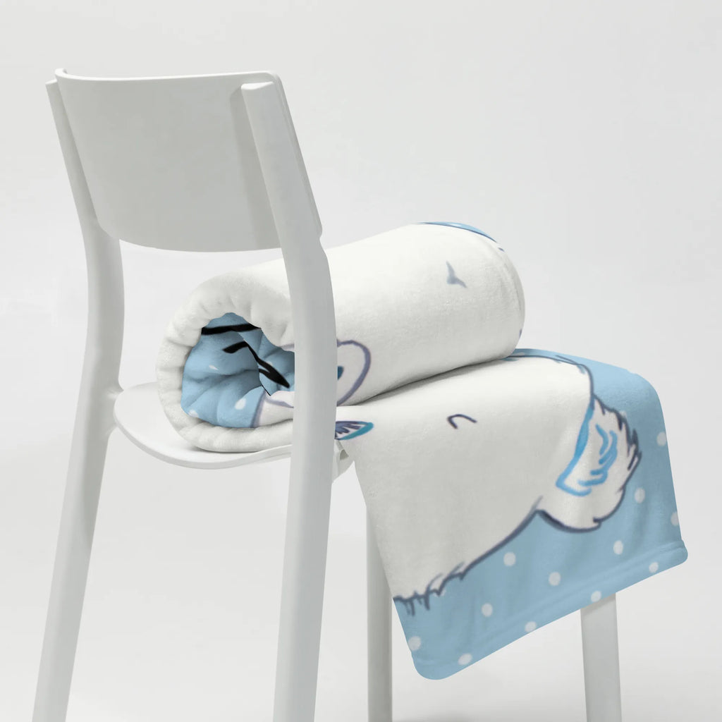 Personalisierte Decke Eisbär Faul Personalisierte Decke, Kuscheldecke mit Namen, Decke mit Namen, Decke bedrucken, Kuscheldecke bedrucken, Bär, Teddy, Teddybär, Eisbär, Faul, Relaxen, Arbeit, Arbeitsplatz, Nordpol, Entspannen, Büro, Bürojob, Homeoffice