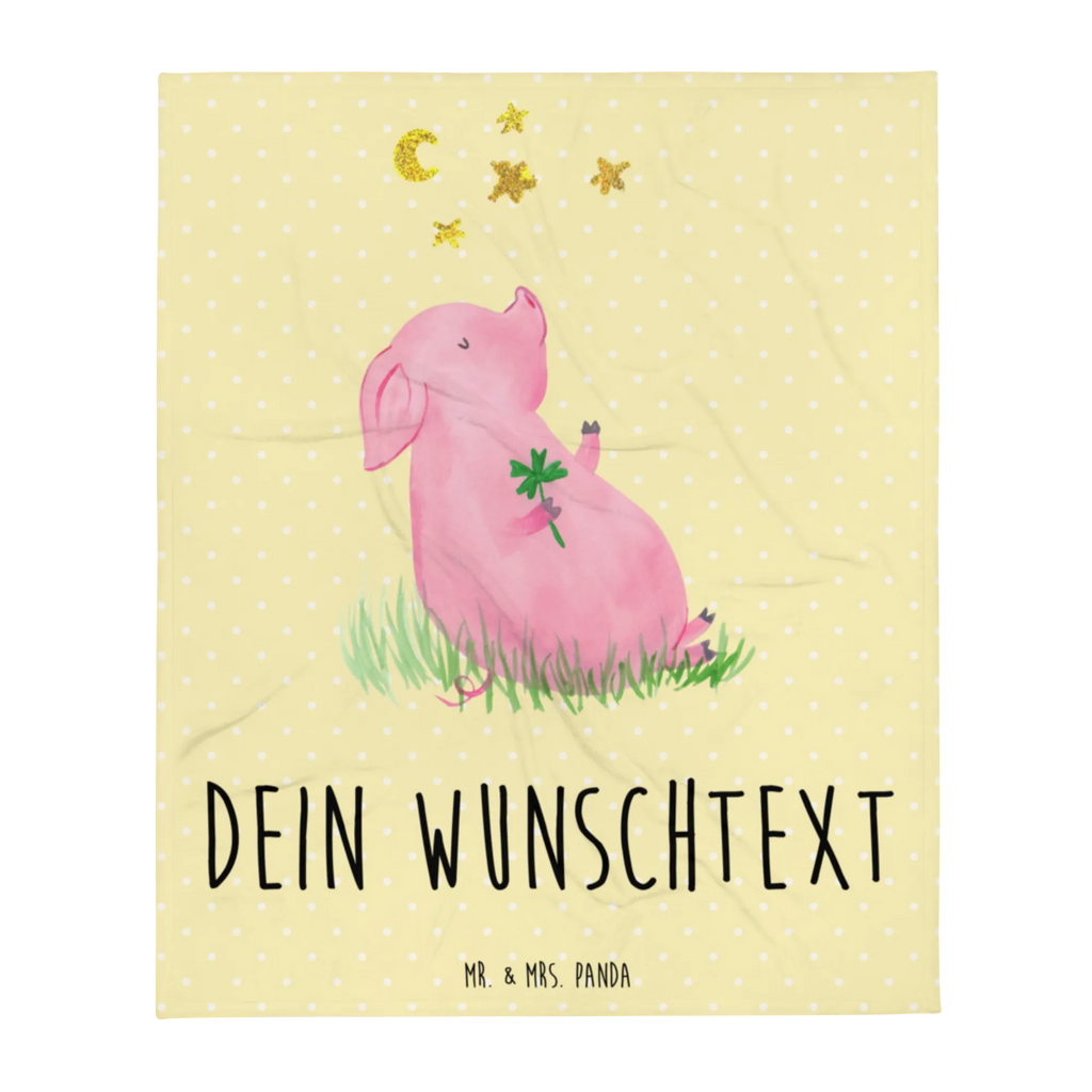 Personalised blanket Pig Luck personalized throw, photo blanket, blanket with name, custom throw blanket, monogrammed blanket, personalized quilt, custom printed blanket, personalized fleece, fleece blanket with name, custom blanket, small animals, cute, funny, cute animal motives, hand drawn, small world, funny sayings, good mood, happy, gifts, gift ideas, special gifts, animal lover, card, pig, stars, piglet, motivation, dreams, lucky charm, asterisks, goals, Lucky bastard. Luck