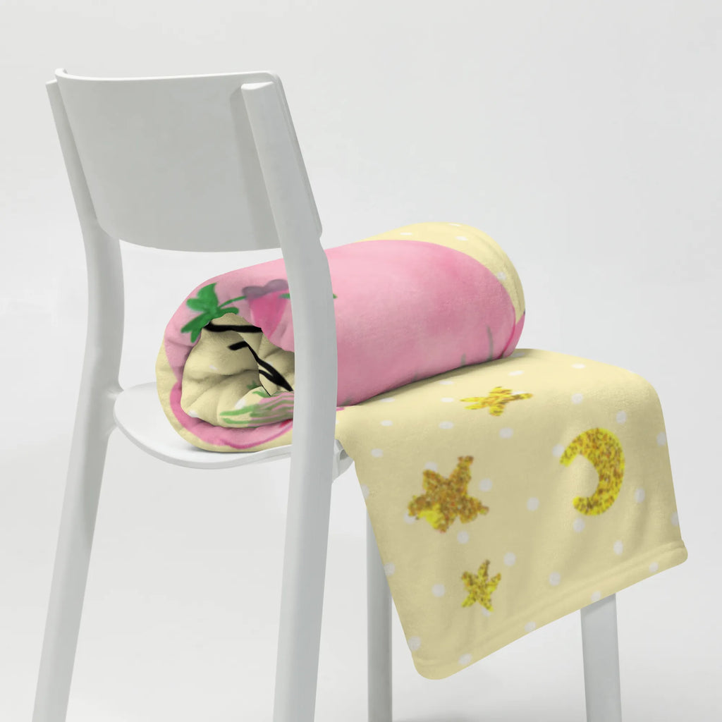 Personalised blanket Pig Luck personalized throw, photo blanket, blanket with name, custom throw blanket, monogrammed blanket, personalized quilt, custom printed blanket, personalized fleece, fleece blanket with name, custom blanket, small animals, cute, funny, cute animal motives, hand drawn, small world, funny sayings, good mood, happy, gifts, gift ideas, special gifts, animal lover, card, pig, stars, piglet, motivation, dreams, lucky charm, asterisks, goals, Lucky bastard. Luck