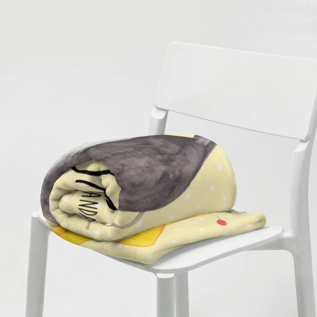 Personalizowany koc kruk Sombrero Motywy zwierzęce, dobra energia, zabawne powiedzonka, zwierzęta