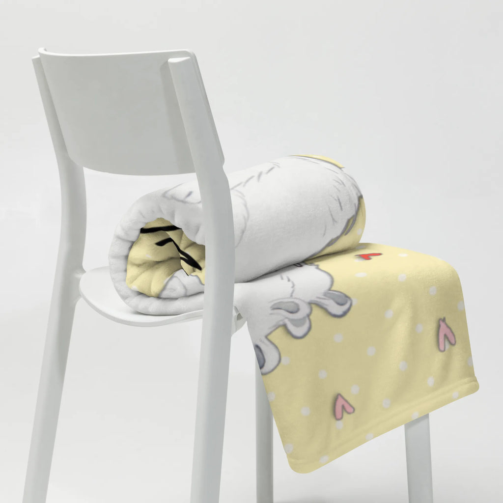 Personalizowany koc Niedźwiedź polarny obejmować Motywy zwierzęce, dobra energia, zabawne powiedzonka, zwierzęta