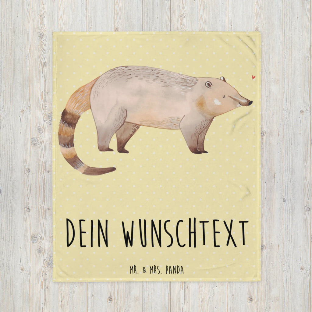 Personalised blanket Coati personalized fleece, photo blanket, custom printed blanket, personalized throw, personalized quilt, blanket with name, custom blanket, custom throw blanket, fleece blanket with name, monogrammed blanket, small animals, cute, funny, cute animal motives, hand drawn, small world, funny sayings, good mood, happy, gifts, gift ideas, special gifts, animal lover, card, Nose bear, nose bear, trunk bear, bear