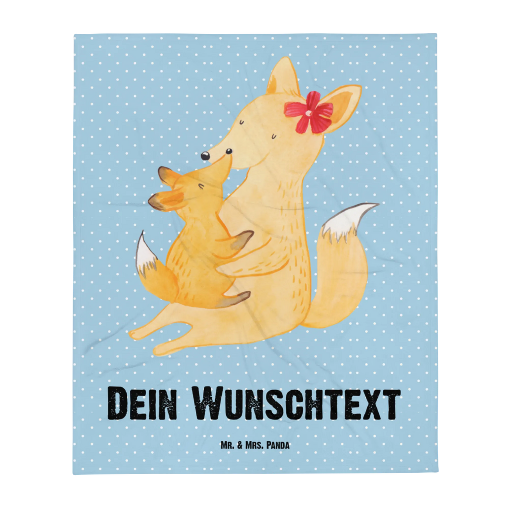Personalised blanket Fox mummy Decke mit Namen, Decke bedrucken, Kuscheldecke mit Namen, Kuscheldecke bedrucken, Personalisierte Decke, Familie, Vatertag, Muttertag, Bruder, Schwester, Mama, Papa, Oma, Opa, Geschenk, Tochter, Beste Tochter, Lieblingstochter, Mutter