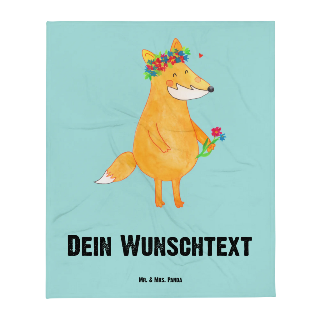 Personalisierte Decke Fuchs Blumenliebe Decke mit Namen, Kuscheldecke bedrucken, Kuscheldecke mit Namen, Personalisierte Decke, Decke bedrucken, Fuchs, Freundinnen, Fox, mich, Blumen, Blumenmädchen, Liebe, Motivation, Liebesbeweis, Freundin, Blume, Fuchsmädchen, Freude, Selbstliebe, ich, Füchse