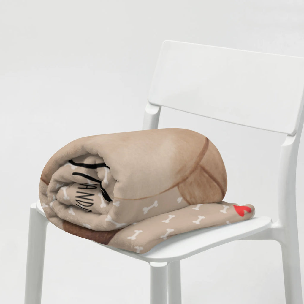 Personalizowany koc pies Jamnik Pies, motyw psa, zwierzę domowe, rasa psa, miłośnik zwierząt, właściciel psa, powiedzenia