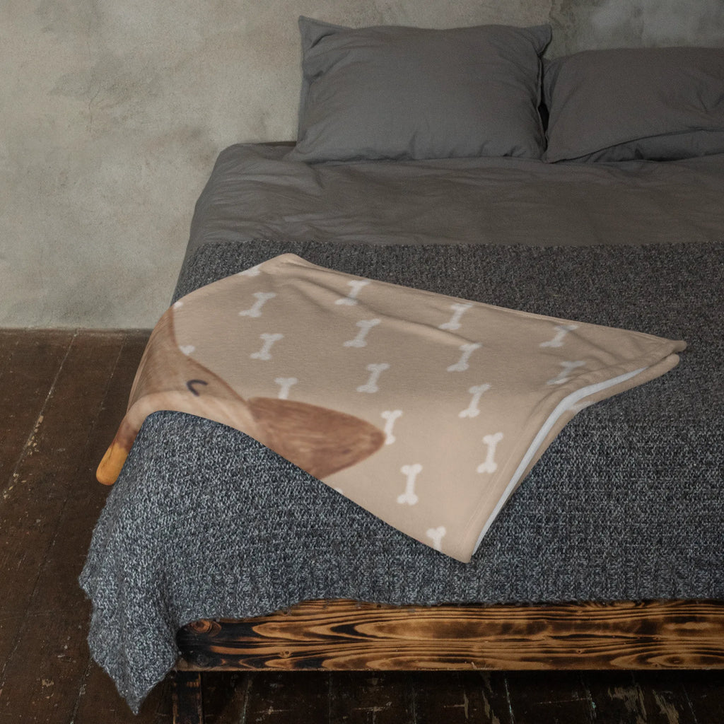 Personalizowany koc pies Jamnik Pies, motyw psa, zwierzę domowe, rasa psa, miłośnik zwierząt, właściciel psa, powiedzenia