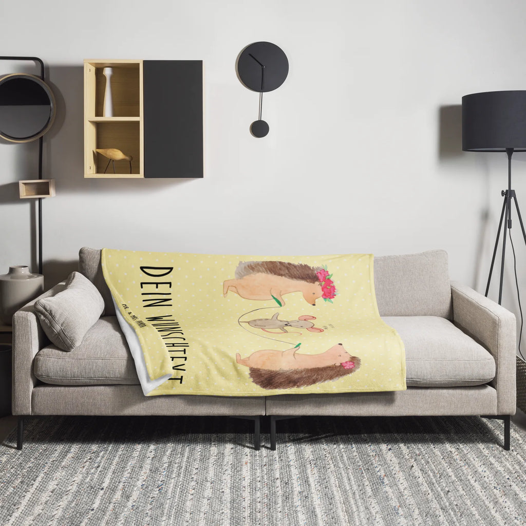 Personalised blanket Hedgehog skipping personalized throw, custom printed blanket, custom throw blanket, monogrammed blanket, personalized quilt, personalized fleece, fleece blanket with name, blanket with name, photo blanket, custom blanket, small animals, cute, funny, cute animal motives, hand drawn, small world, funny sayings, good mood, happy, gifts, gift ideas, special gifts, animal lover, card, kindergarten, rope skipping, children, mouse, hedgehog