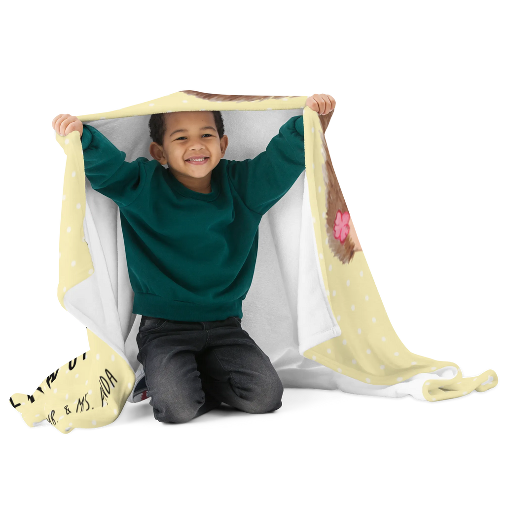 Personalised blanket Hedgehog skipping personalized throw, custom printed blanket, custom throw blanket, monogrammed blanket, personalized quilt, personalized fleece, fleece blanket with name, blanket with name, photo blanket, custom blanket, small animals, cute, funny, cute animal motives, hand drawn, small world, funny sayings, good mood, happy, gifts, gift ideas, special gifts, animal lover, card, kindergarten, rope skipping, children, mouse, hedgehog