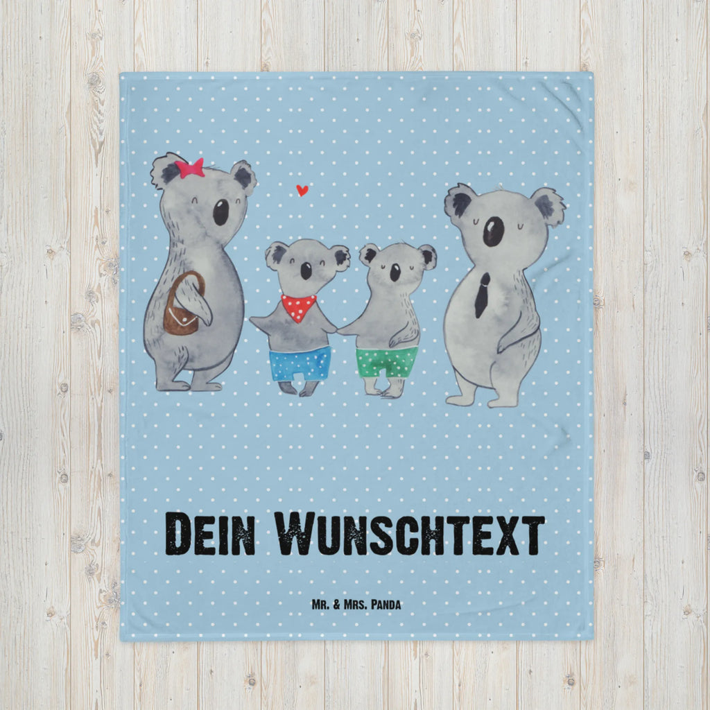 Personalised blanket Koala family with two kids Dekoration, Weihnachtsgeschenk, Personalisierte Decke, Decke mit Namen, Kuscheldecke XXL, Gemütlich, Kuscheldecke mit Namen, Schmusedecke, Kuscheldecke Bedrucken, Wohnzimmerdecke, Decke Bedrucken, Dekodecke, Kuschelfleecedecke, Jahrestagsgeschenk, Teddydecke, Kinderdecke, Fleecedecke, Entspannen, Mikrofaser Decke, Muttertag, Vatertag, Mama, Papa, Oma, Opa, Familie, Schwester, Bruder, Lieblingsfamilie, Koalabär, Familienzeit, Familienleben, Beste Familie, Koala, Koalafamilie