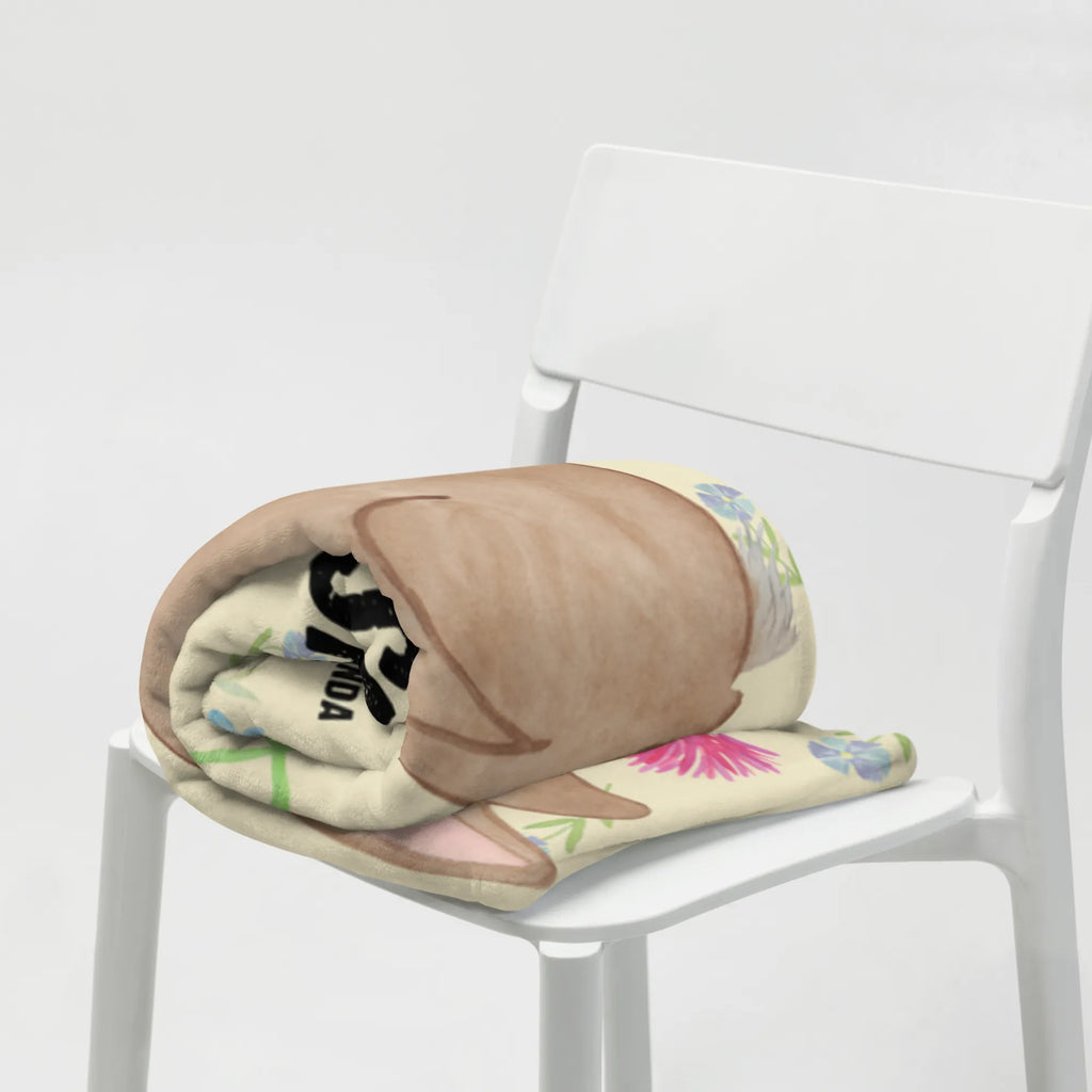 Personalizowany koc zając siedzenie Wielkanoc, zajączek wielkanocny, prezenty wielkanocne, gniazdo wielkanocne, dekoracje wielkanocne, prezenty na Wielkanoc, prezent wielkanocny, prezenty wielkanocne dla dzieci, Wielkanoc dla dzieci