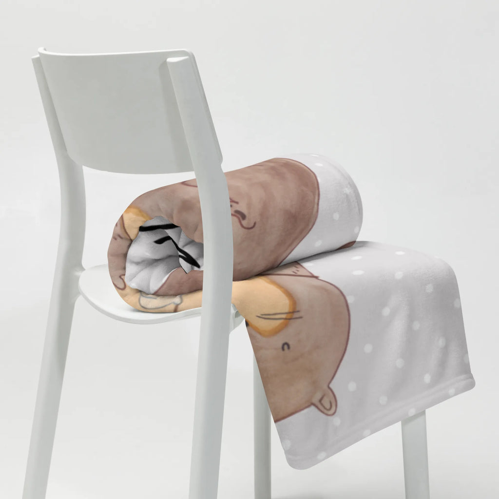 Personalizowany koc wydra muszla Kuna, wydra, morska wydra