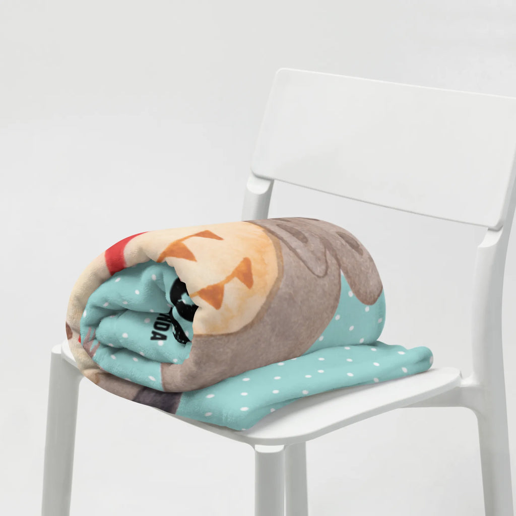 Personalisierte Decke Eule Französisch Decke mit Namen, Kuscheldecke bedrucken, Decke bedrucken, Personalisierte Decke, Kuscheldecke mit Namen, Eule, das Leben ist schön, Eule Deko, La vie est belle, Spruch schön, Frankreich, Owl, Spruch Französisch, Eulen, hibou