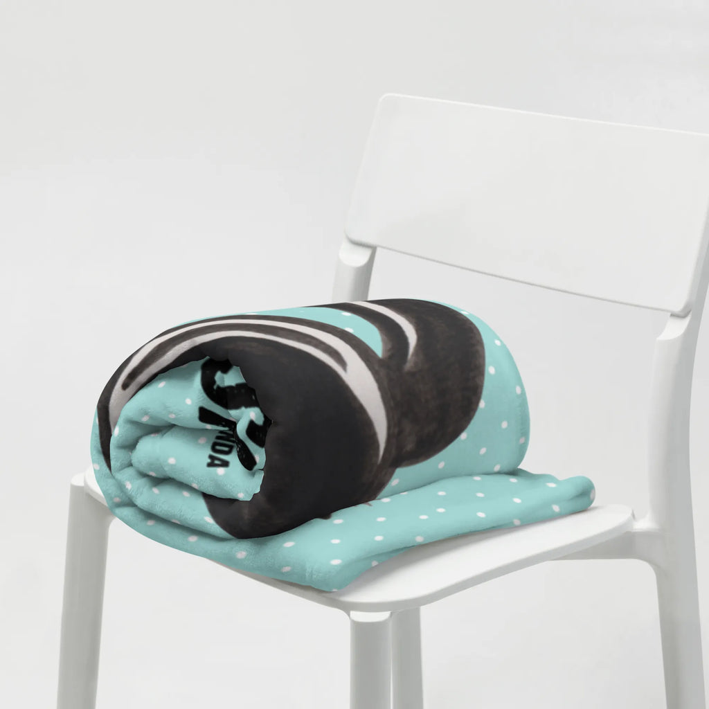 Personalizowany koc skunks kwiat Stinktier, Skunk